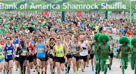 Watch the 2026 Bank of America Shamrock Shuffle from start to finish