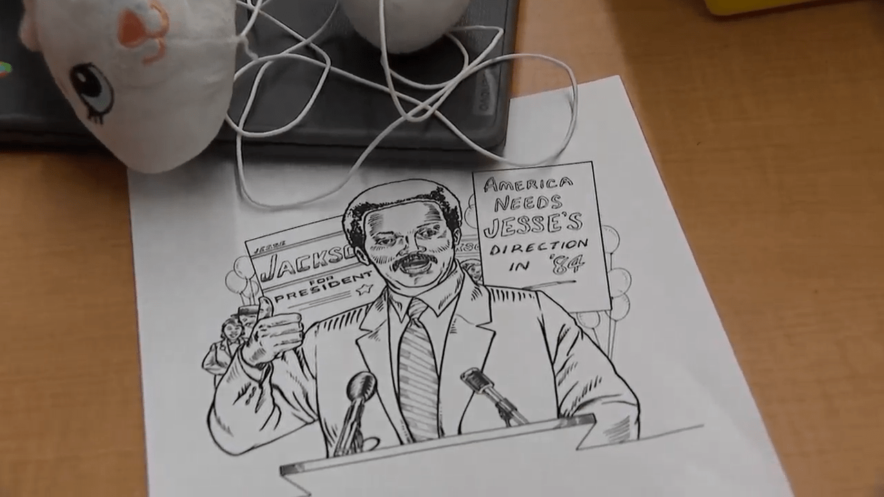 Chicago elementary school students react to Jesse Jackson's celebration of life