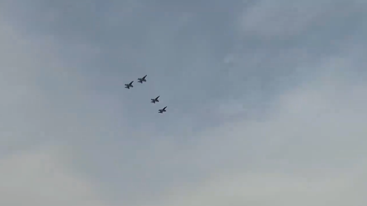 Why did fighter jets fly over Chicago today? What to know