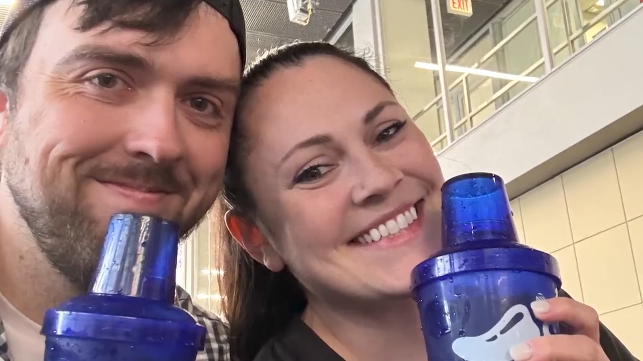 Viral O'Hare Airport couple shares the touching story behind their proposal spot