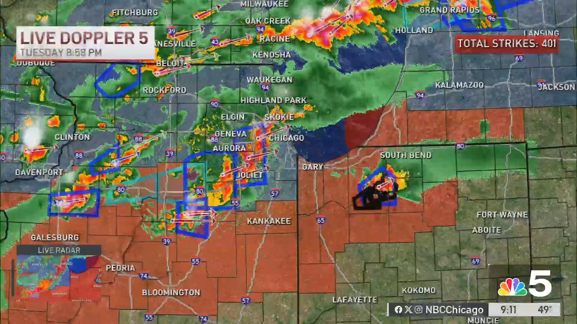 How many tornadoes touched down in Chicago area? Meteorologists stunned by rare wave of storms