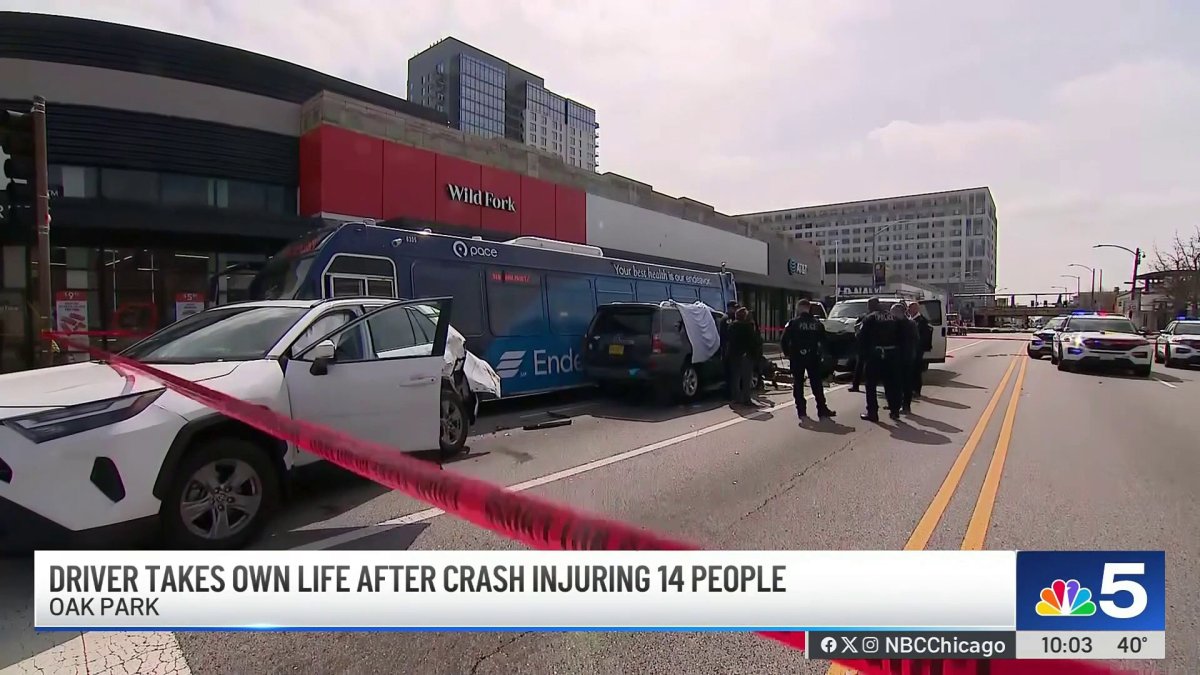 Witness recounts scene after driver crashes into cars, bus before ...