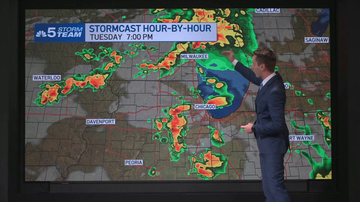 Chicago Forecast: Severe storm threat this evening – NBC Chicago