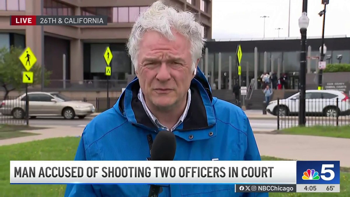 Man accused of shooting 2 Chicago police officers, 1 fatally, appears ...