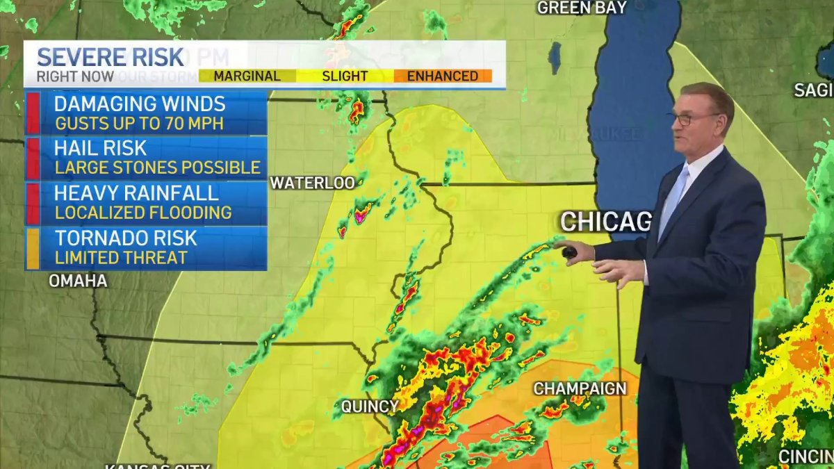 Monday evening forecast: More showers, storms possible in area – NBC ...