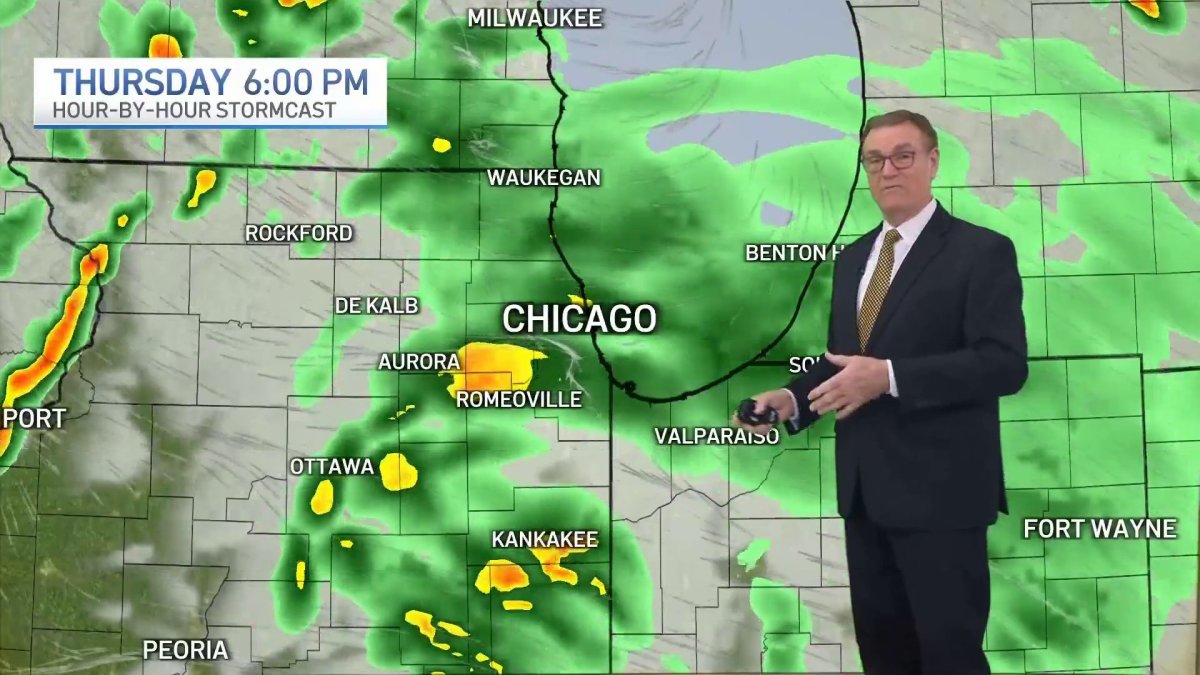 Wednesday evening forecast: More rain coming later this week – NBC Chicago