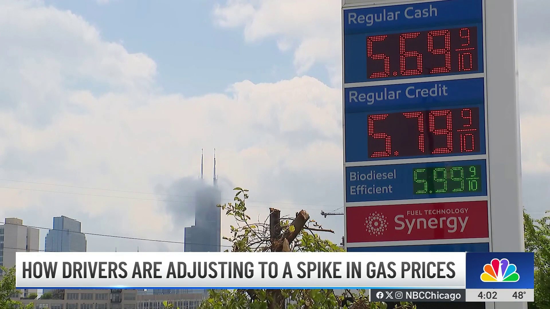 nbcchicago.com - How drivers are adjusting to latest spike in gas prices