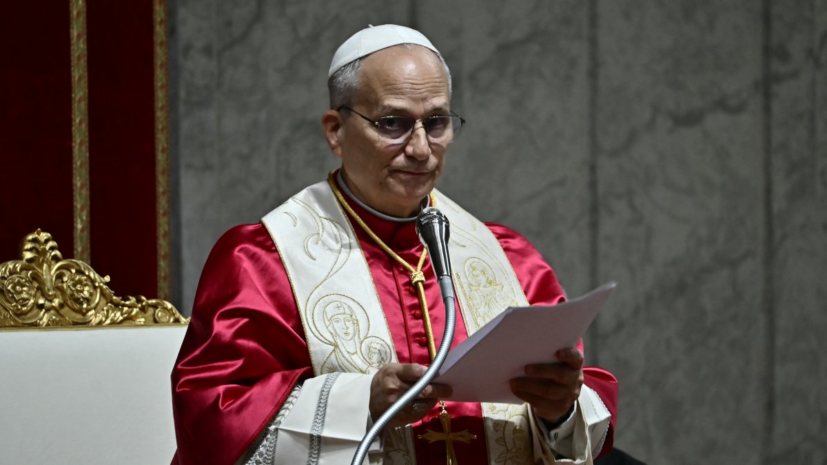 Pope Leo XIV blasts ‘delusion of omnipotence' fueling the U.S.-Israeli war in Iran