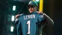 Makai Lemon is drafted by Philadelphia.