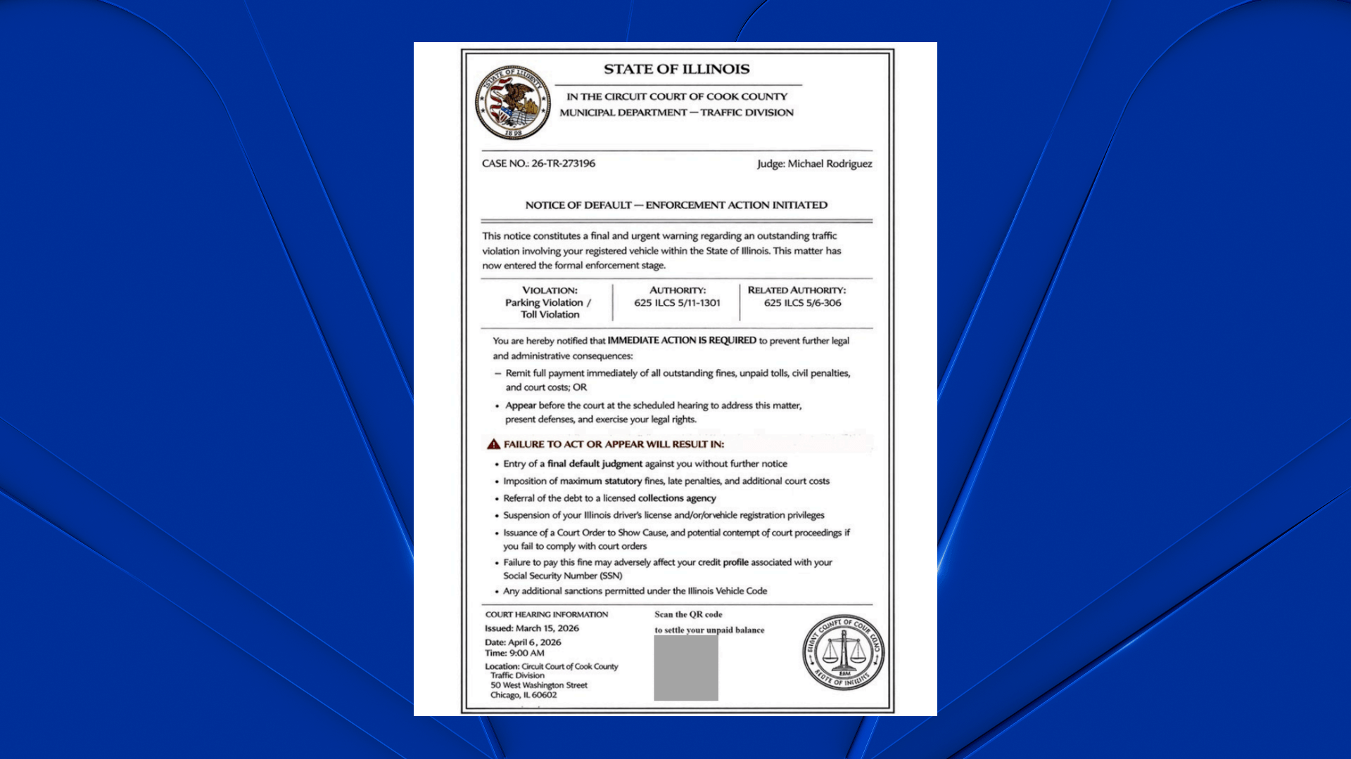 Scam court notice letter may arrive in your mailbox, Cook County officials warn