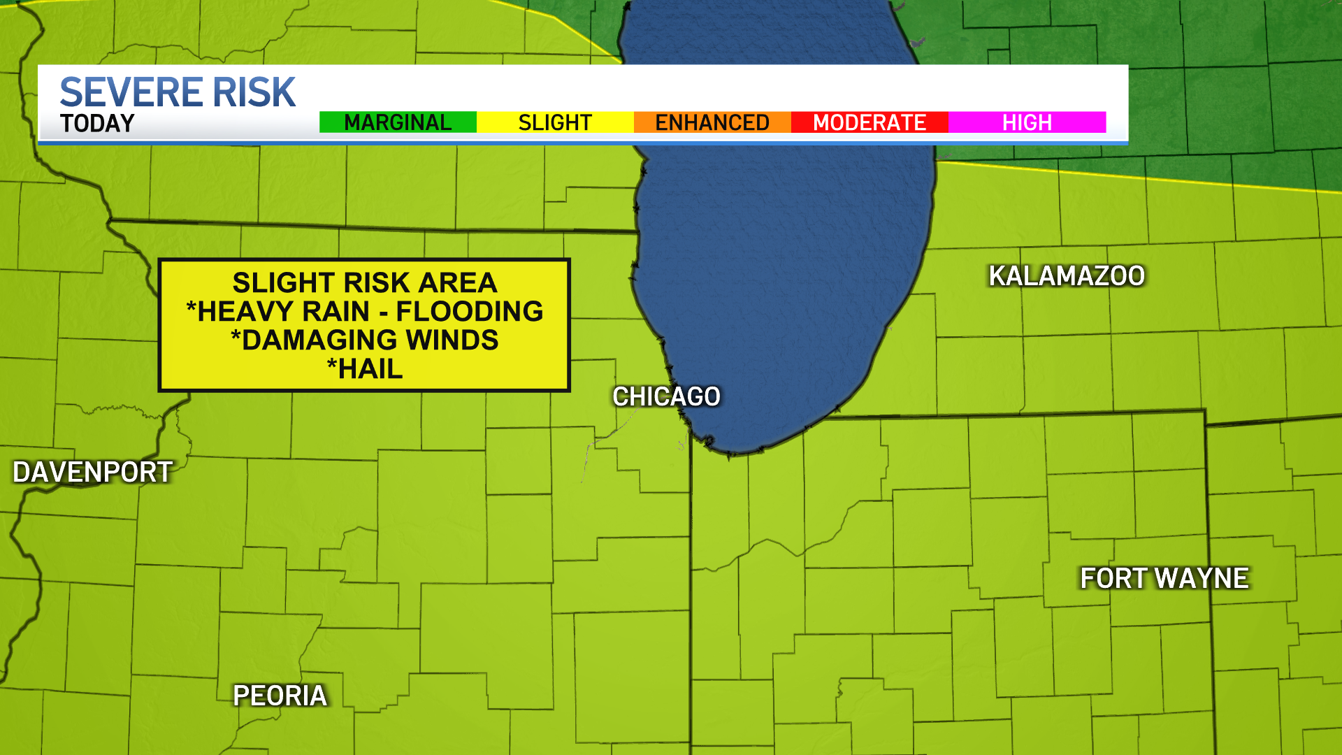 More rain, storms, severe weather in Chicago forecast today – NBC Chicago