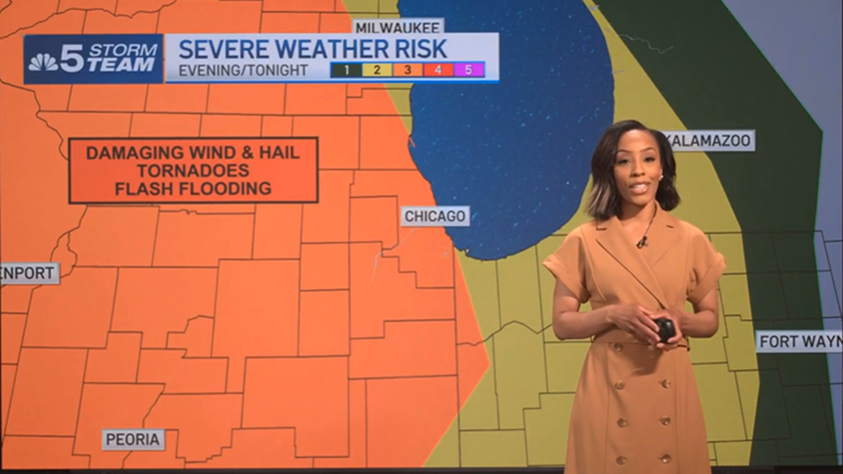 Live Updates: Hail, downpours and even tornadoes possible in Chicago area