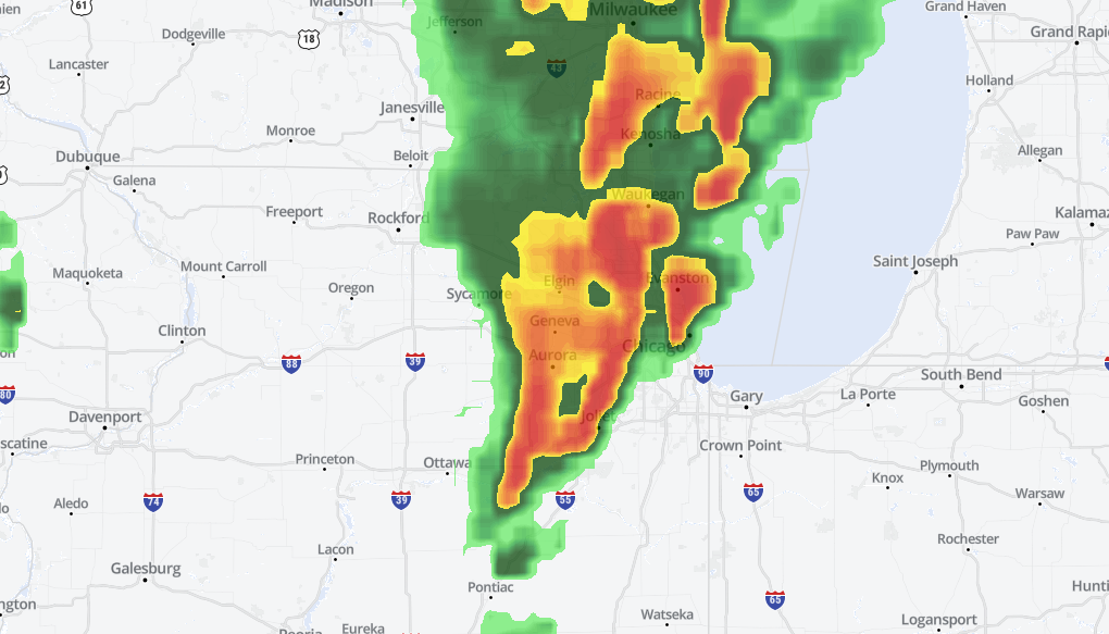 Live radar: Track storms across the Chicago area as potentially severe weather nears