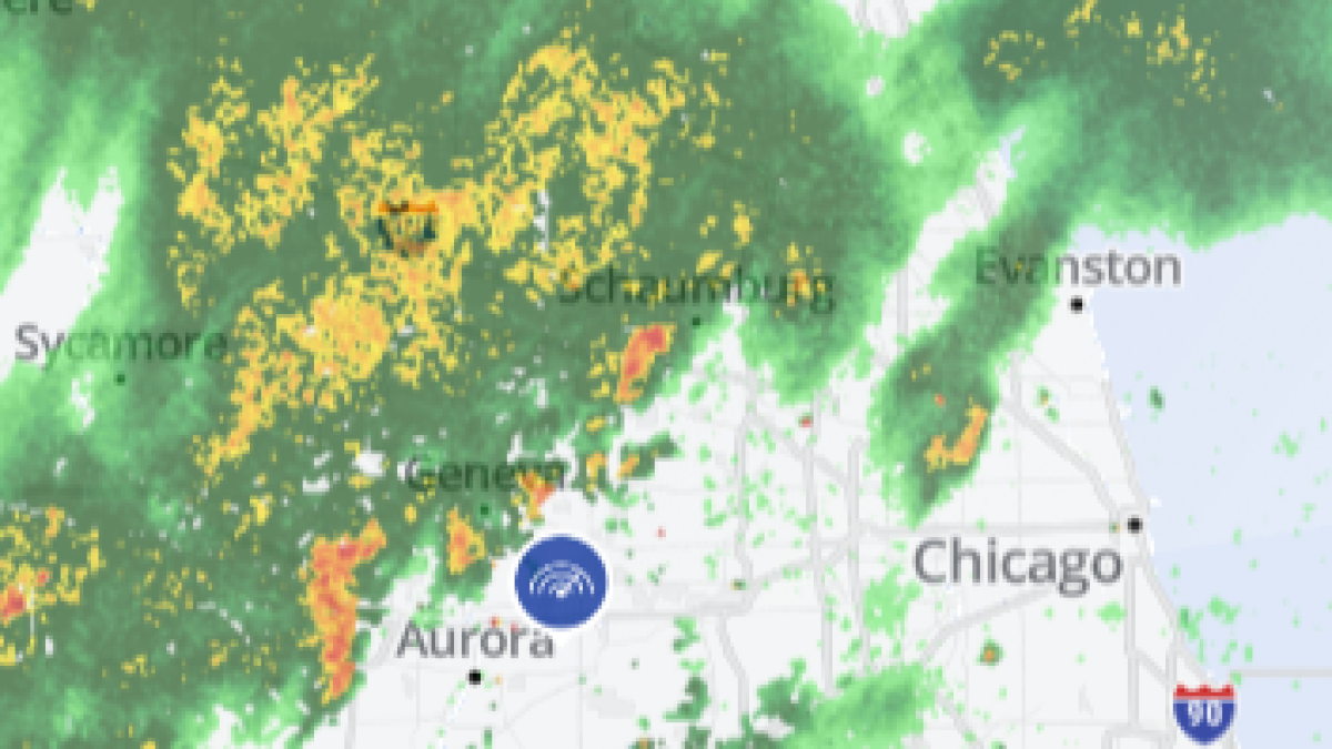 Live radar: Track rain across Chicago area, with showers expected &lsquo;pretty much all day
