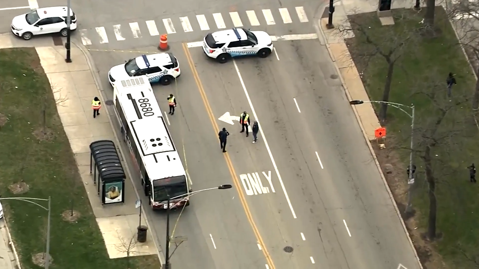 37-year-old woman shot while riding CTA bus near Chicago high school