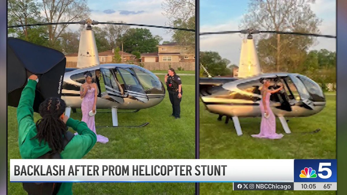 Helicopter prom photoshoot sparks controversy in Markham
