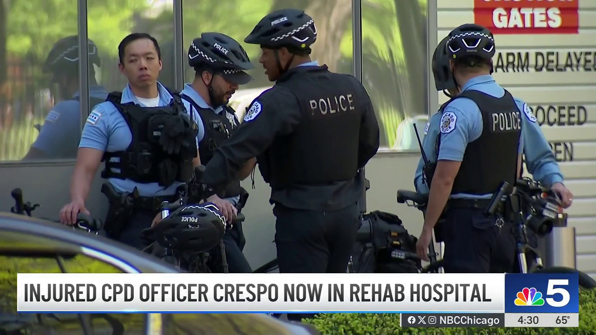 nbcchicago.com - Officer wounded in hospital shooting transferred to rehab facility