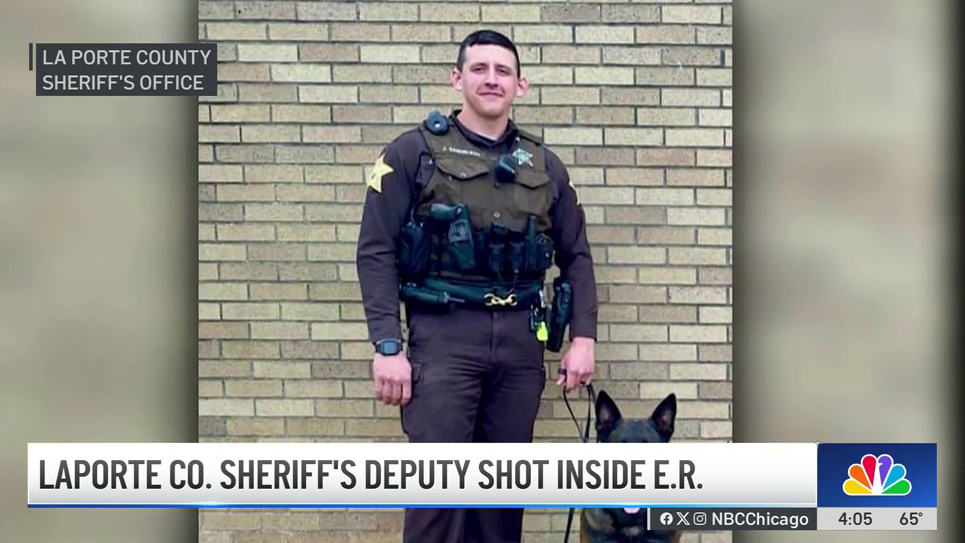 nbcchicago.com - Laporte County deputy shot inside hospital ER