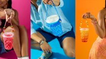 We teamed up with designer Susan Alexandra to drop six limited-edition beaded drink carriers that free up your hands and elevate your look.