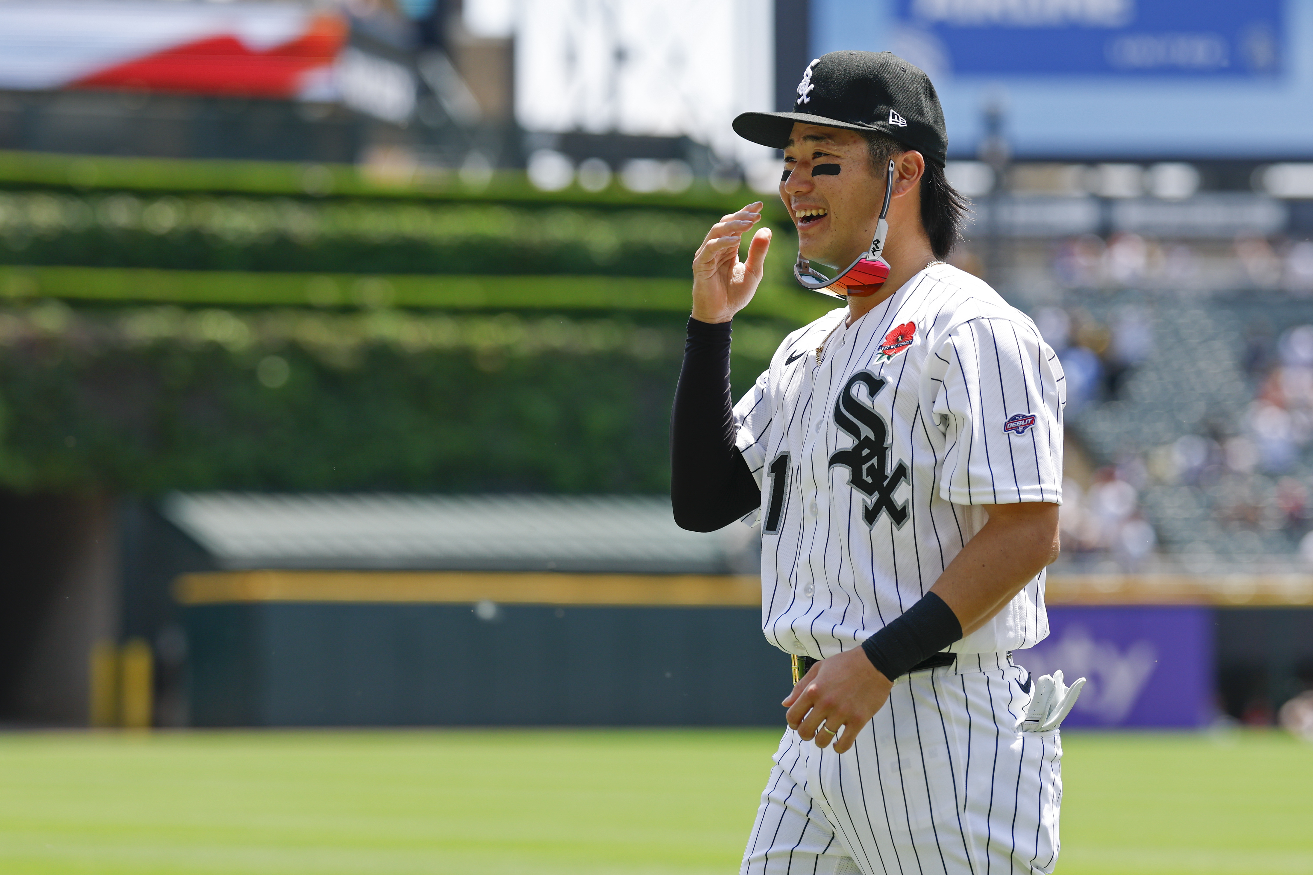 Nishida shows off his arm and his enthusiasm in debut with the White Sox
