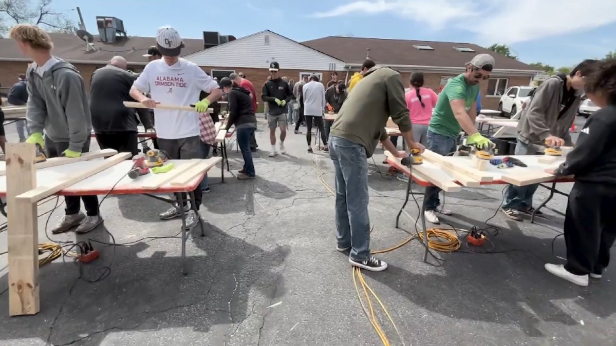‘One child at a time:' Non-profit, volunteers build beds for kids in need