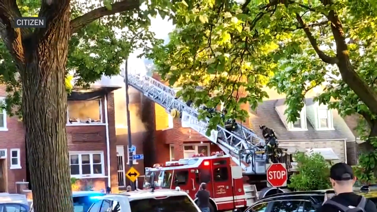 Fiery blaze in Cicero sends plume of smoke into air, video shows