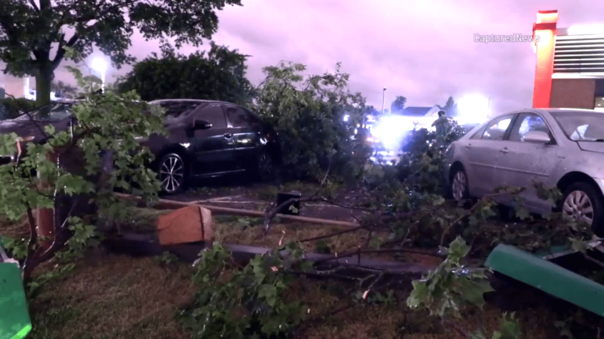 WATCH: Strong winds, possible tornado scatter damage across suburban Bartlett