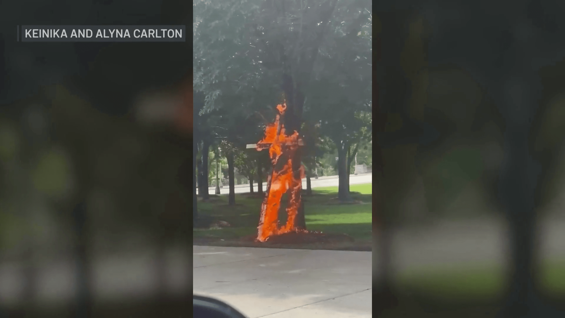 Exclusive: Man says he doesn't regret burning cross in Grant Park, explains motive