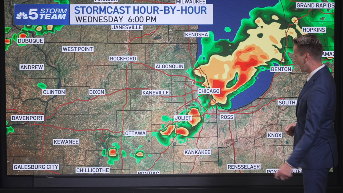 Severe weather threat upgraded for Chicago area with 2 waves possible Wednesday