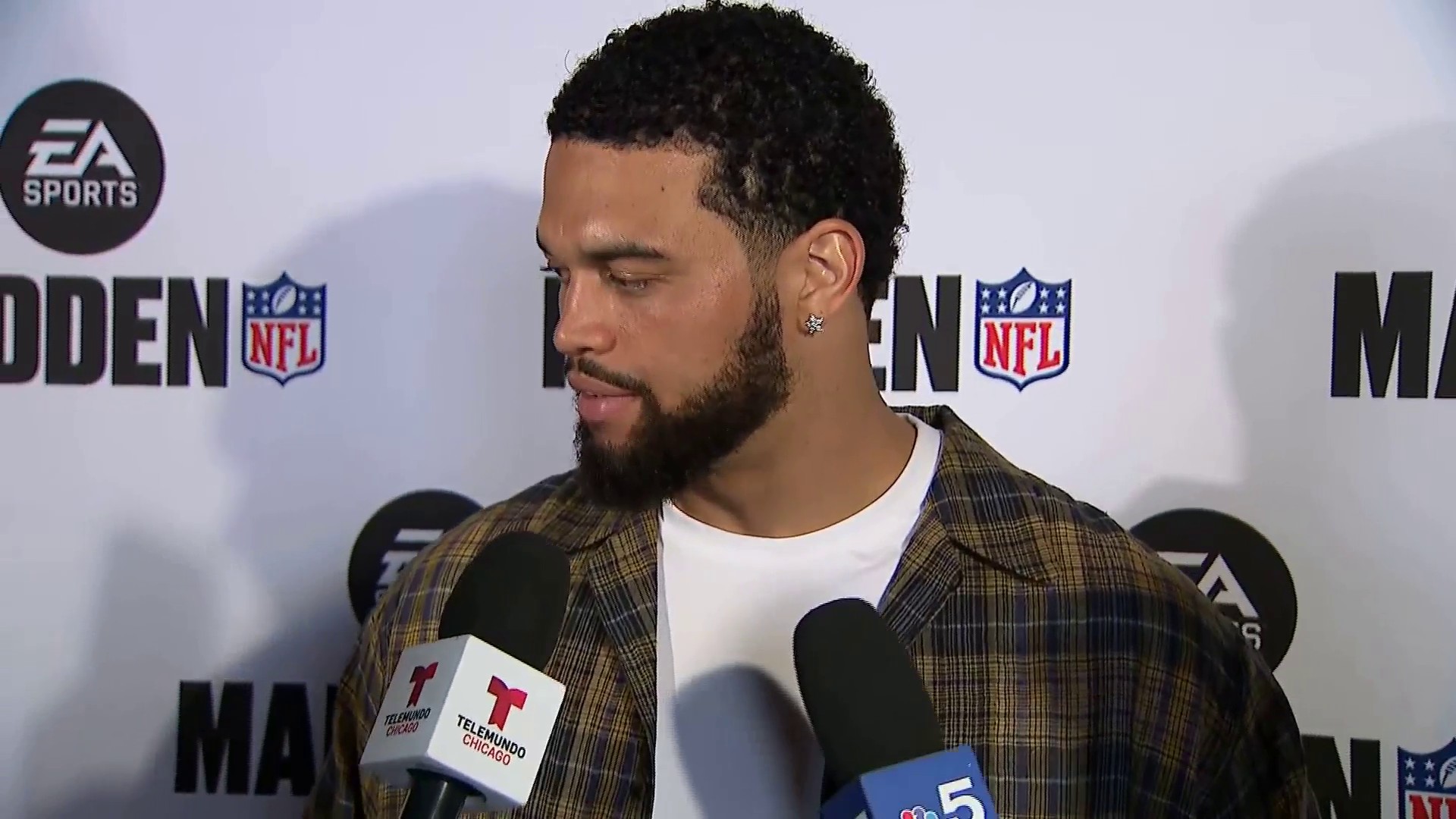 nbcchicago.com - Lou Canellis - Childhood dream': Caleb Williams talks one-on-one with NBC 5 on making cover of 'Madden' video game
