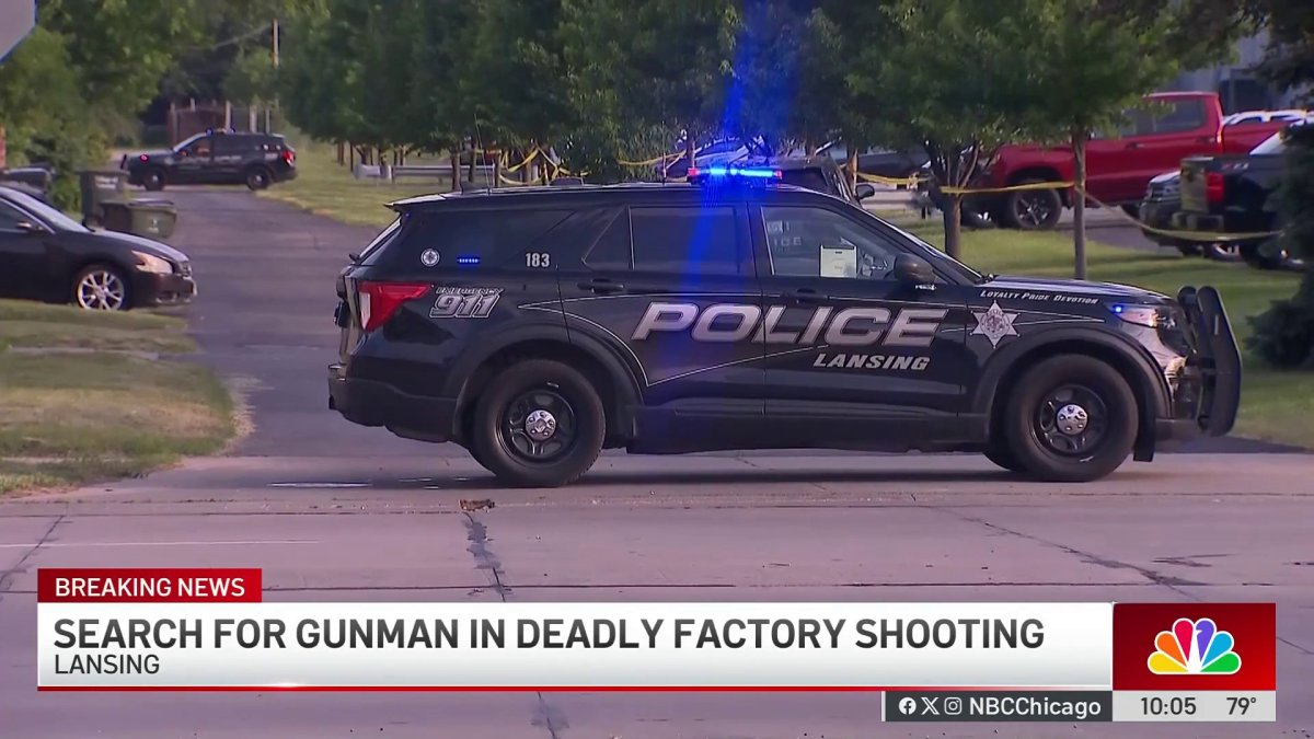 Search for gunman in deadly factory shooting in Lansing continues