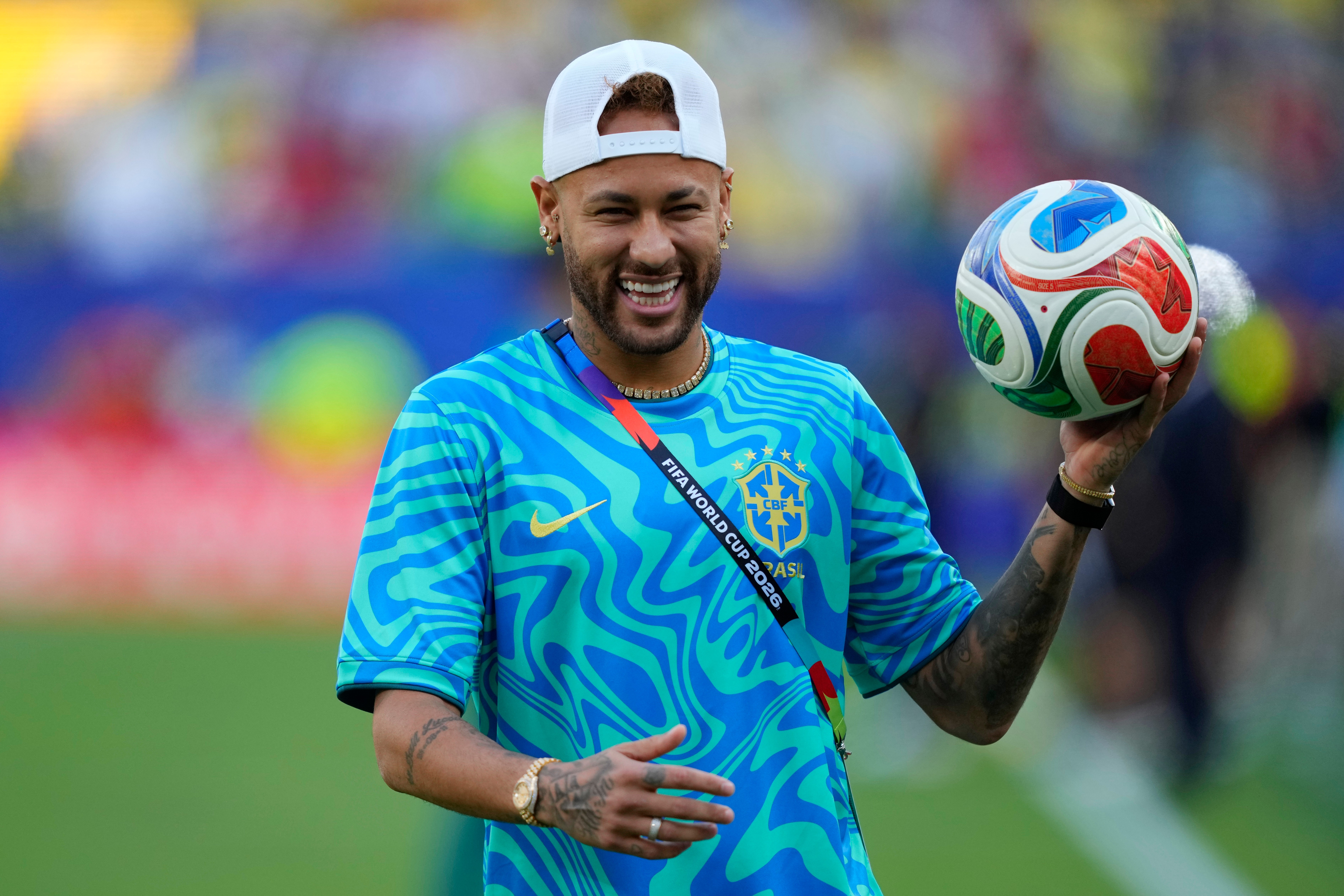 Neymar expected to return from right calf injury and play for Brazil in World Cup against Scotland