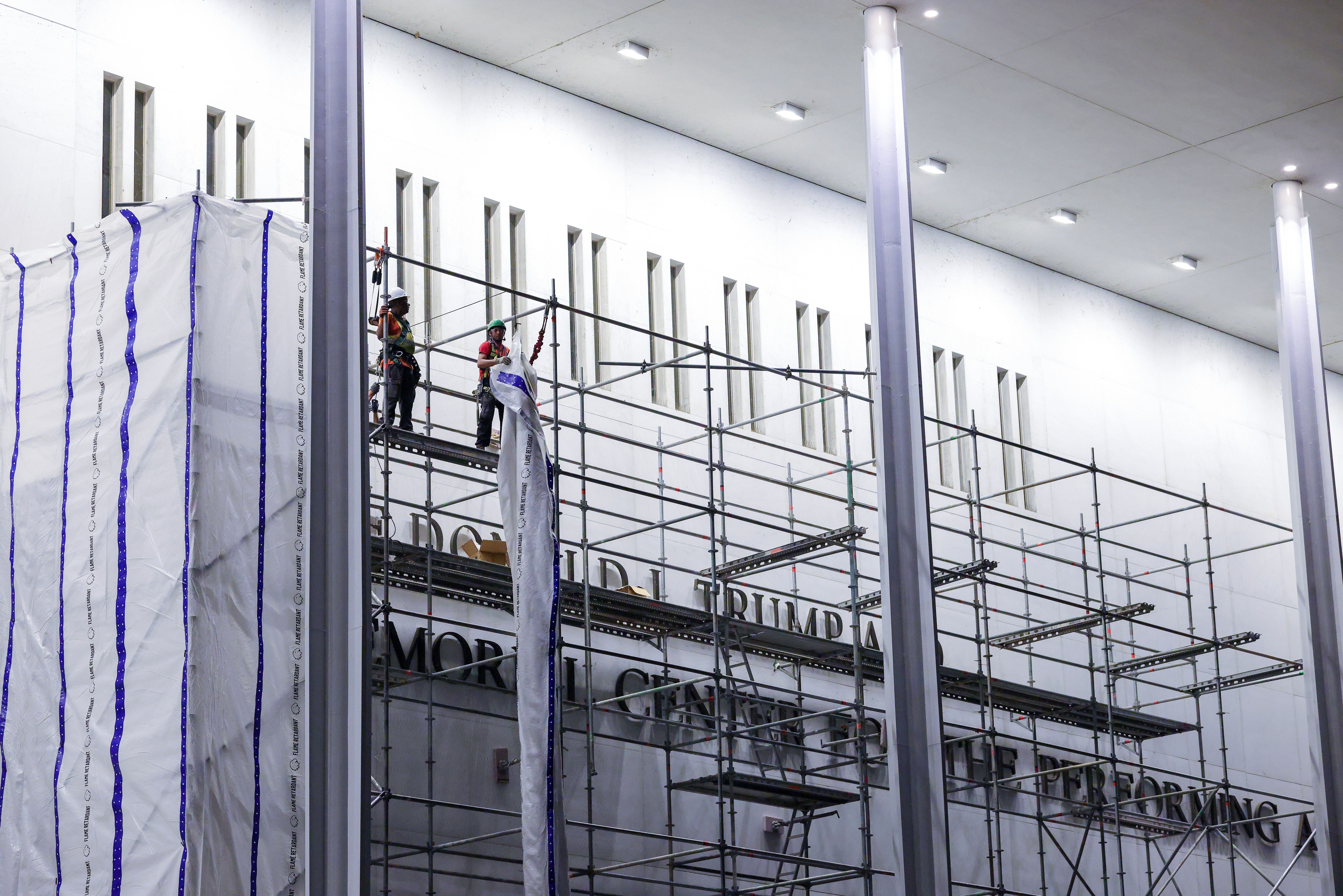 Kennedy Center official tells judge that Trump's name has been removed from its building and website