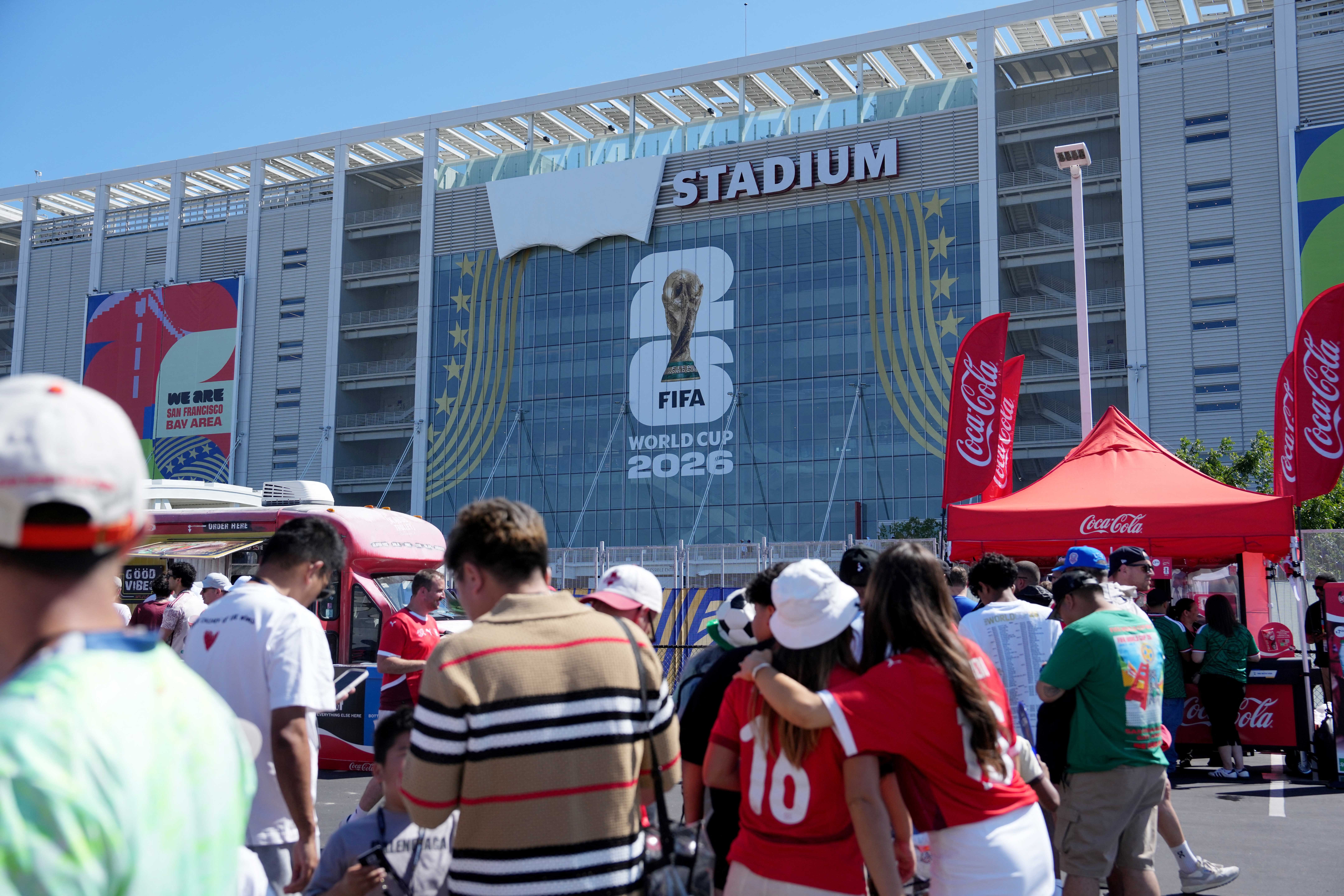FIFA concealed the Levi's stadium logo for the World Cup. The company had the perfect response
