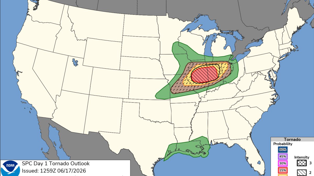 New maps show where the greatest risk of severe weather sits Wednesday in Chicago area New maps show where the greatest risk of severe weather sits Wednesday in Chicago area