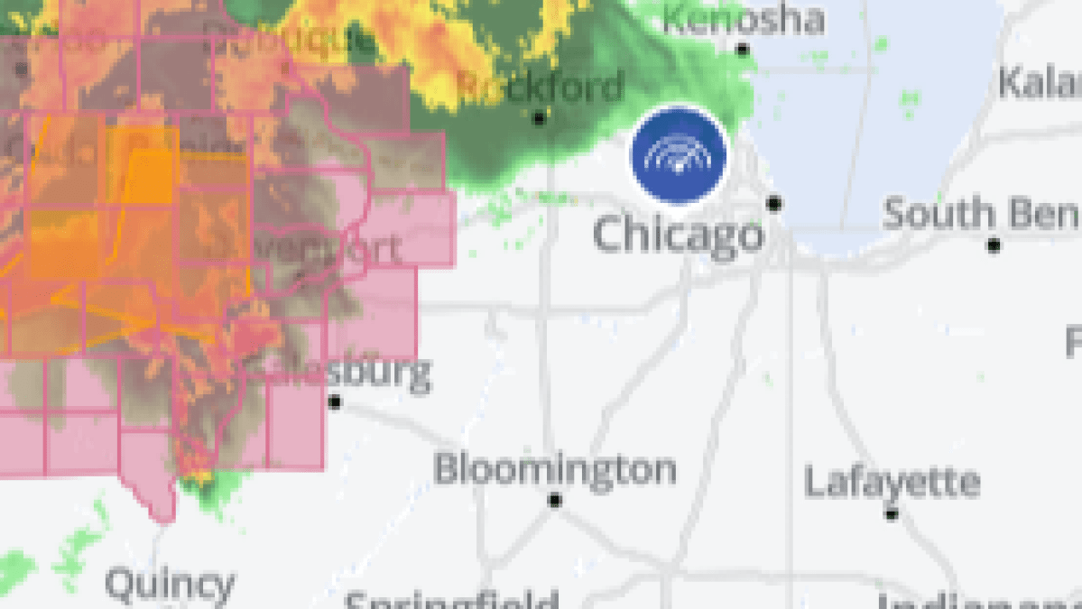Illinois doppler radar: Track rain, storms live as they move into Chicago area Illinois doppler radar: Track rain, storms live as they move into Chicago area