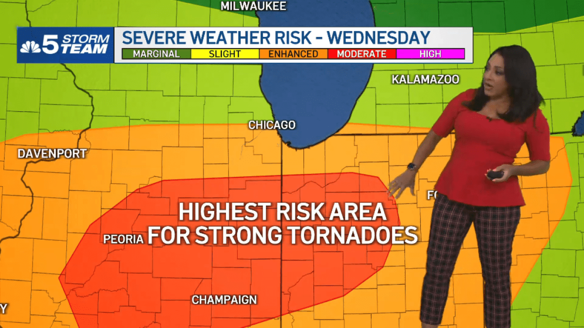 2 rounds of severe weather starting with &lsquo;torrential rain; EF-3 tornadoes, big hail possible
