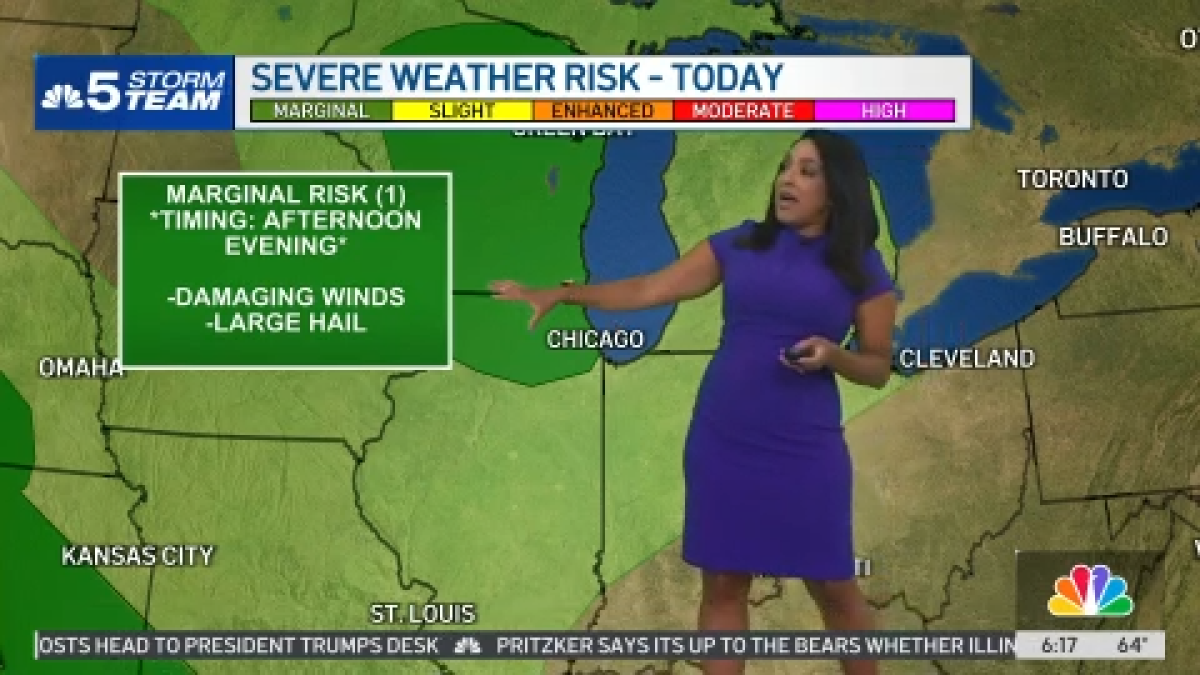 Chicago weather: Strong to severe storms back in the forecast, with 90-degree heat on the way