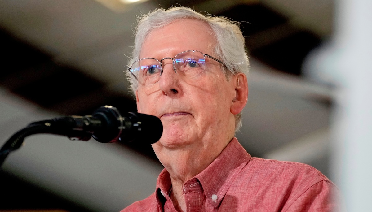 McConnell says a fall led to his hospitalization, breaking weeks of silence about health condition