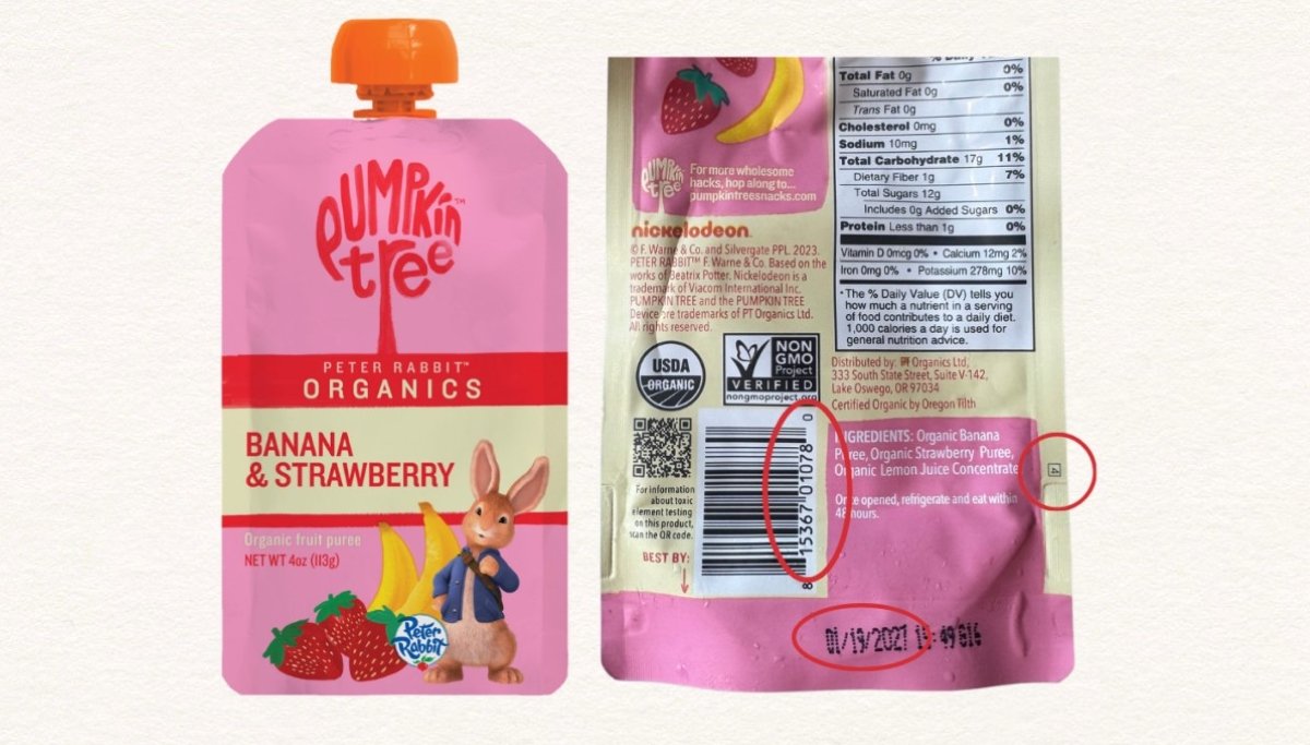 Peter Rabbit Organics fruit pouches recalled over possible soft plastic exposure