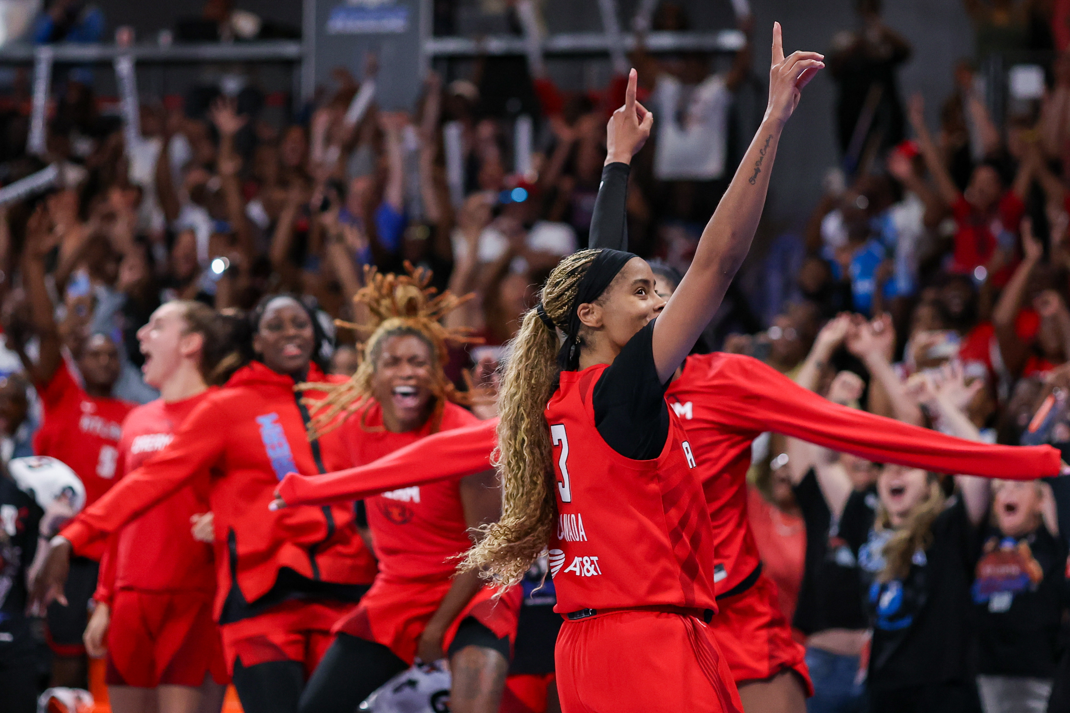 Dream beat Sky on Canada's layup at buzzer after losing star Angel Reese to knee injury