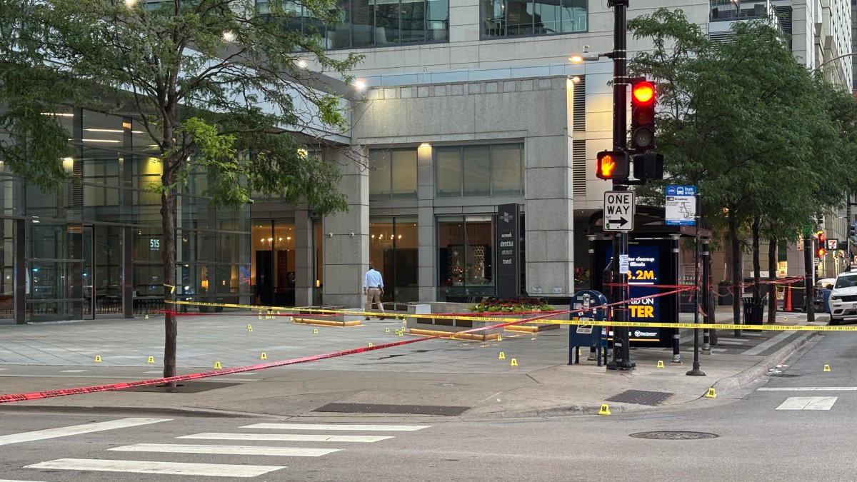 Deadly shooting in River North shuts down busy intersection; large police presence on scene