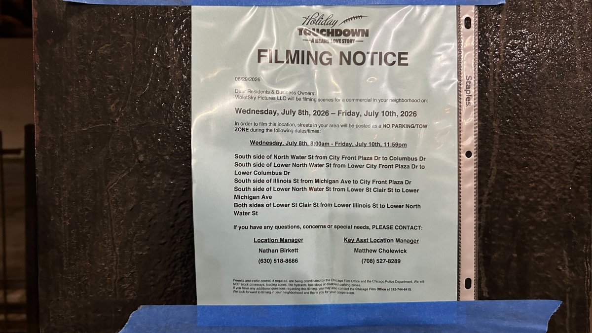 Christmas in July? Bears-themed Hallmark holiday movie spotted filming in Chicago