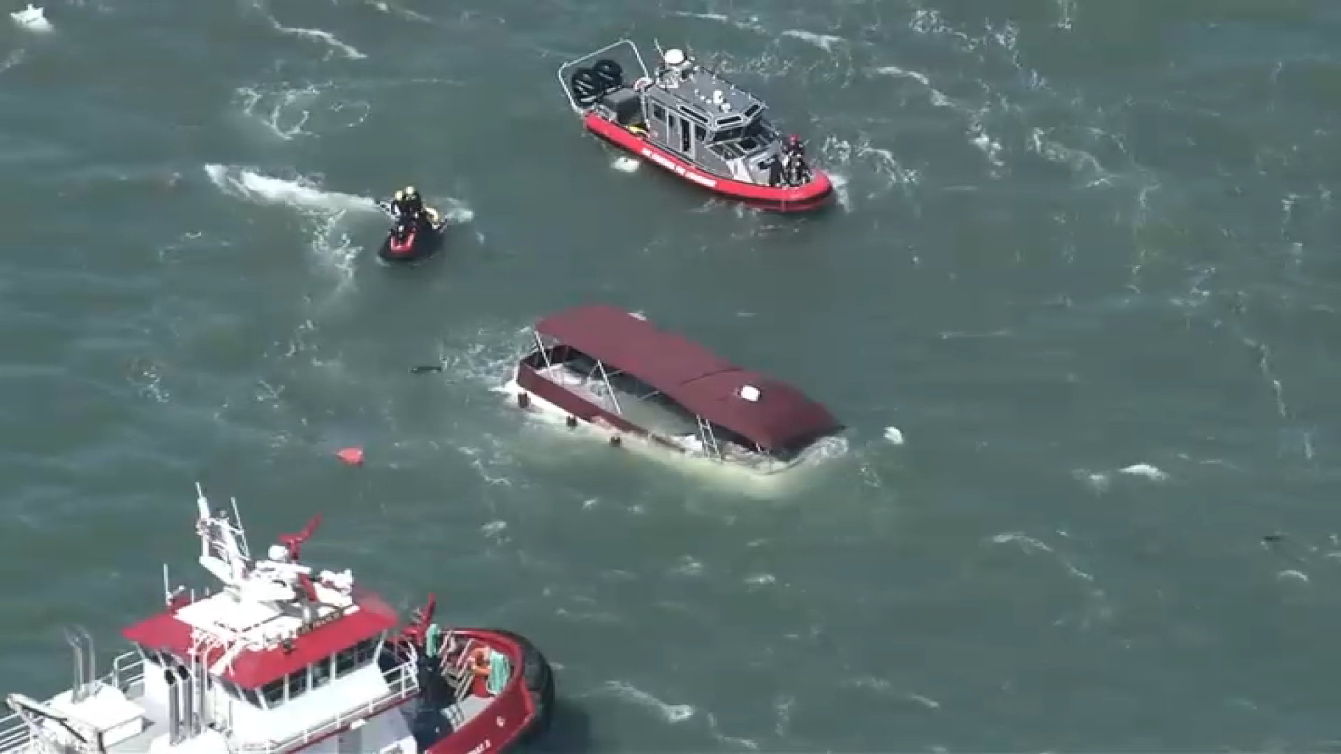 1 dead, 2 missing after boat sinks near Alcatraz Island off San Francisco