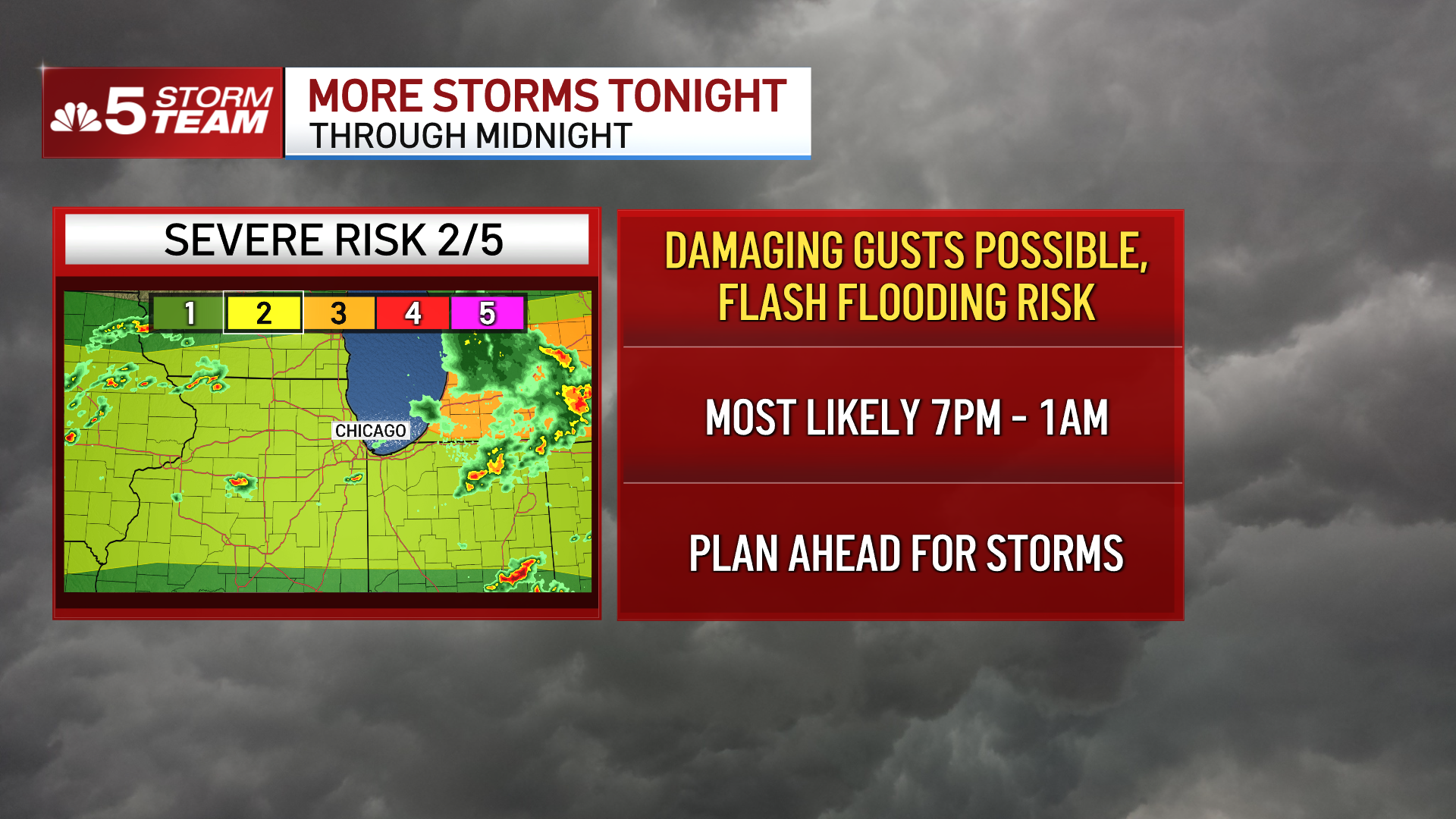 More storms possible hours after severe weather in Chicago area – NBC ...