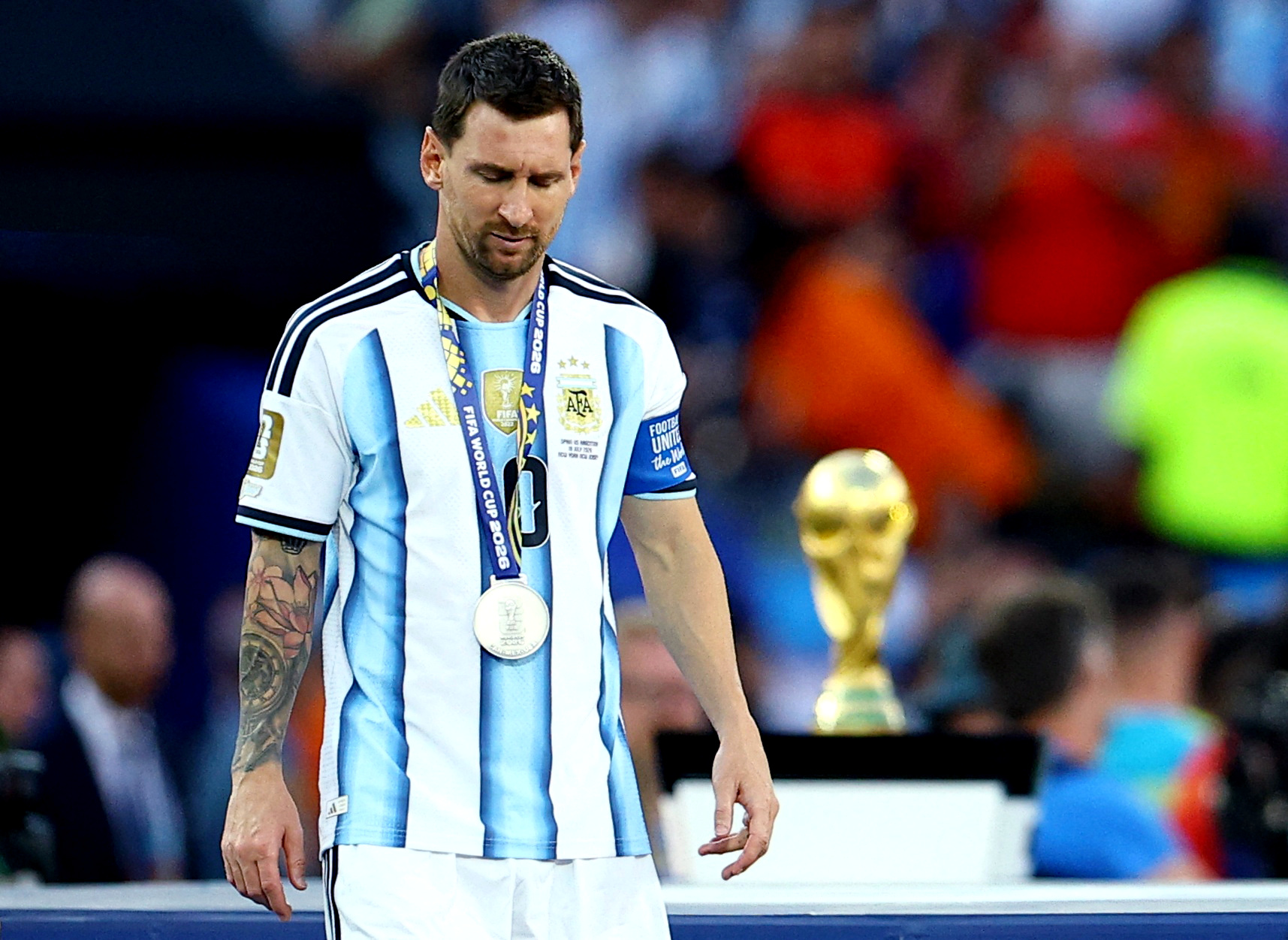 Lionel Messi returns to Argentina, won't play Wednesday vs. Chicago Fire