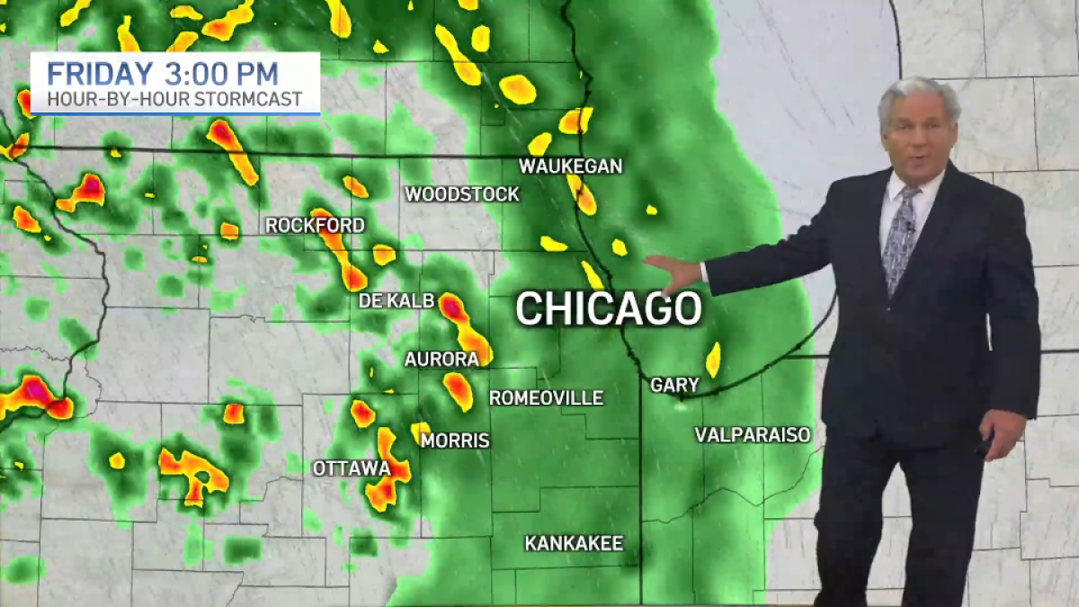 &lsquo;Were gonna get soaked: Showers, storms and &lsquo;repeated downpours in Chicago forecast