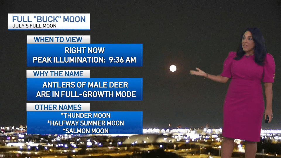 Look up! July's full ‘Buck Moon' will peak under smoky Chicago skies