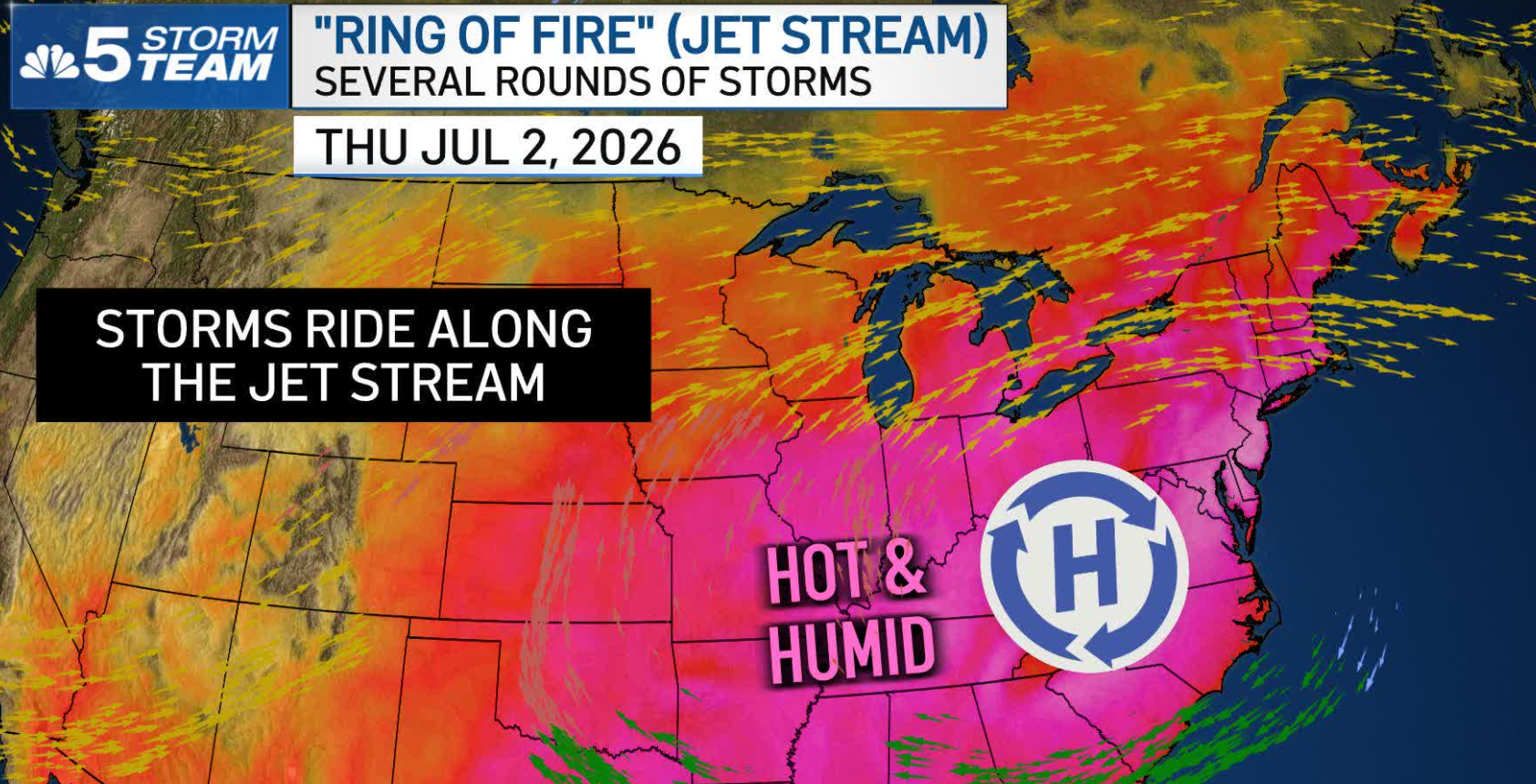 What is a ‘ring of fire'? The phenomenon behind several rounds of storms Fourth of July weekend