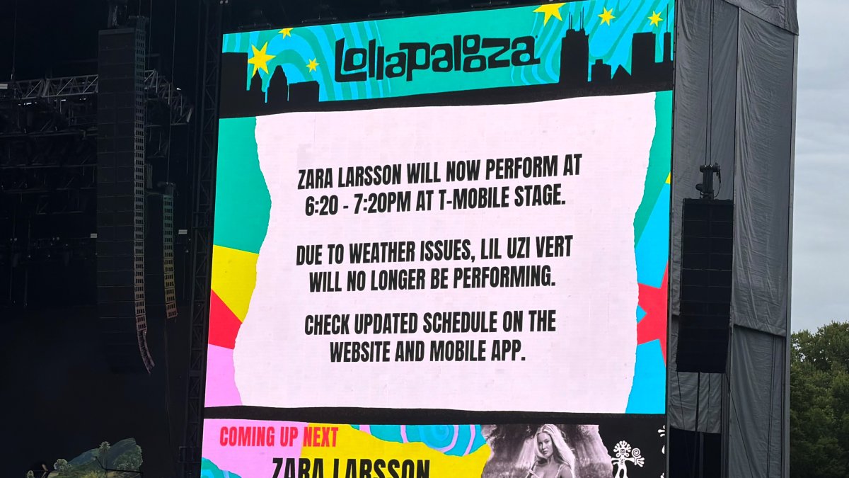 Lil Uzi Vert cancels Lollapalooza set as rain triggers event cancellations